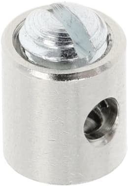 Produktbild: Schraubnippel Ø Schaft 5,5 mm, Länge 6 mm, 8,5 mm, montiert, mit Gewindestift M 4 x 5