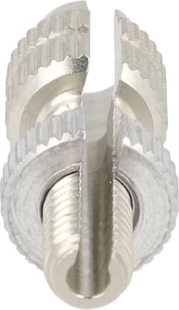 Produktbild: Stellschraube M 6 AG x 32 mm, Aufnahme Ø 6,5 mm, geschlitzt, 5 St.