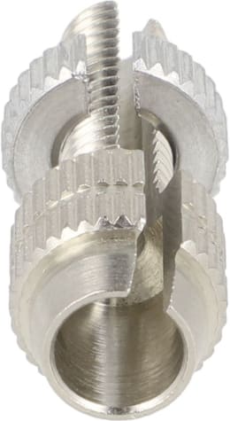Produktbild: Stellschraube M 6 AG x 32 mm, Aufnahme Ø 6,5 mm, geschlitzt, 5 St.