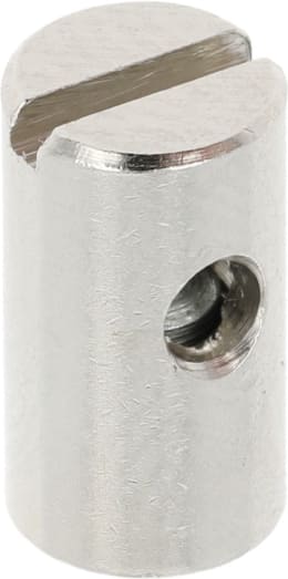 Produktbild: Schraubnippel Ø Schaft 5,5 mm, Länge 10 mm, montiert, mit Gewindestift M 4 x 6,5