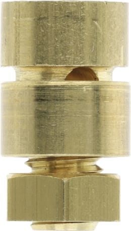 Produktbild: Schraubnippel Ø Schaft 8 mm, Länge 14 mm, montiert, mit Ring 8 x 4,5 mm und Mutter M 5