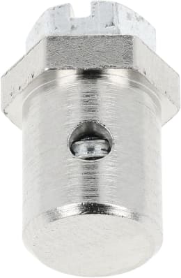 Produktbild: Schraubnippel Ø Kopf 8 mm, Ø Schaft 7 mm, Länge 10 mm, montiert, mit Sechskantschraube M 5 x 7