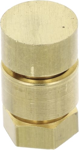 Produktbild: Schraubnippel Ø Schaft 8 mm, Länge 14 mm, montiert, mit Ring 8 x 4,5 mm und Mutter M 5