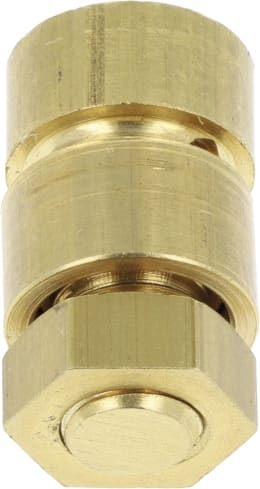 Produktbild: Schraubnippel Ø Schaft 8 mm, Länge 14 mm, montiert, mit Ring 8 x 4,5 mm und Mutter M 5
