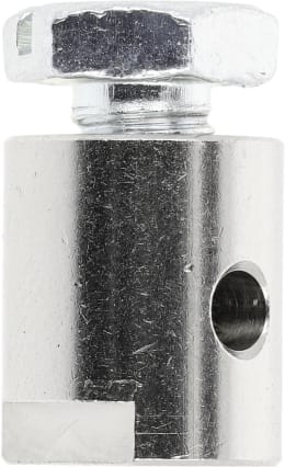 Produktbild: Schraubnippel Ø Kopf 7 mm, Ø Schaft 9 mm, Länge 10,5 mm, montiert, mit Sechskantschraube M 5 x 7