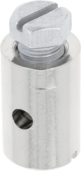 Produktbild: Schraubnippel Ø Schaft 10 mm, Länge 16 mm, montiert, mit Sechskantschraube M 6 x 10