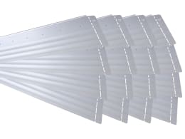 Produktbild: bellissa 16er VK-Set Beeteinfassung Pro20 Metall 100 x 20 cm bestehend aus 16 Stck. a. 100 cm, Nutzlänge 16 m