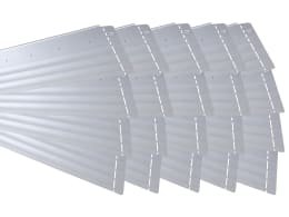 Produktbild: bellissa 20er VK-Set Beeteinfassung Pro20 Metall 100 x 20 cm bestehend aus 20 Stck. a. 100 cm, Nutzlänge 20 m