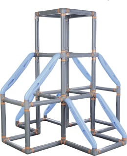 Produktbild: BIG Klettergerüst Kraxxl - The Tower 140 x 140 x 140 cm