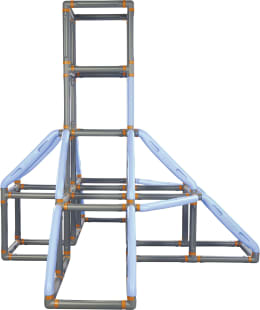 Produktbild: BIG Klettergerüst Kraxxl - The Giant 185 x 230 x 185 cm