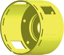 Produktbild: Walterscheid Kupplungsgehäuse Ø Teilkreis 138 mm, für Reibkupplungen EK96/4