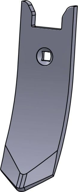 Produktbild: Scharspitze 242 x 80 x 12 mm Spitze hinten beschichtet, für Grubber Horsch Terra Mulchmix, Tiger