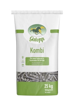 Produktbild: Galopp Kombi pell. voll mineralisiertes Pelletfutter zur Ergänzung mit Hafer