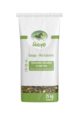 Produktbild: Galopp Mix Haferfrei voll mineralisiertes Müsli ohne Hafer