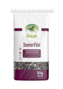 Produktbild: Galopp SeniorVital haferfreies Müsli für ältere Pferde und Pferde mit Zahnproblemen