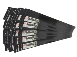 Produktbild: bellissa 20er VK-Set Rasenkante Metall Metall anthrazit 118 x 12,5 cm bestehend aus 20 Stck. a. 118 cm