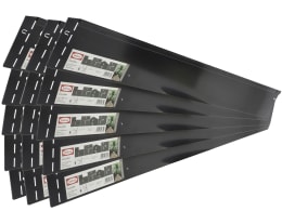Produktbild: bellissa 15er VK-Set Rasenkante Metall Metall anthrazit 118 x 12,5 cm bestehend aus 15 Stck. a. 118 cm