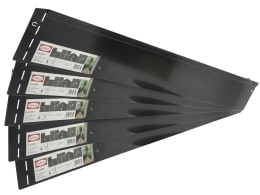 Produktbild: bellissa VK-Set Rasenkante Metall anthrazit 118 x 12,5 cm bestehend aus 5-20 Stck. a. 118 cm, Nutzlänge 5,75-