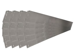 Produktbild: bellissa 20er VK-Set Rasenkante Corten Cortenstahl 118 x 13 cm bestehend aus 20 Stck. a. 118 cm Nutzlänge 23 m