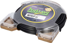 Produktbild: Mähfaden Nylsaw 4,0 mm/21 m, 4-Kant, gezahnt, schwarz, im Donut