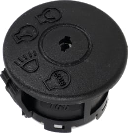 Produktbild: Zündschloss Delta Einbaumaß Ø 48,5 mm, 7 x Steckanschluss, 4 Positionen, für Rasentraktor Husqvarna