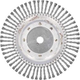 Produktbild: Wildkrautbürste Stahldrahtzöpfe, radial für die Wildkrautentfernung mit einer Motorsense