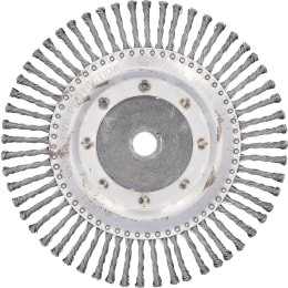 Produktbild: Wildkrautbürste Stahldrahtzöpfe, radial für die Wildkrautentfernung mit einer Motorsense