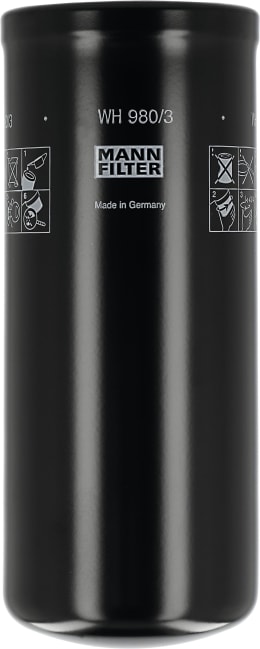 Produktbild: MANN Hydraulik-/Getriebeölfilter WH 980/3