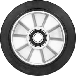 Produktbild: Pfaff Silberblau Lenkrolle Vollgummi 200/50-140, doppelt kugelgelagert für Hubwagen Silverline HU 25-115 TS