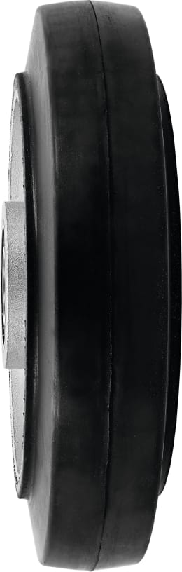 Produktbild: Pfaff Silberblau Lenkrolle Vollgummi 200/50-140, doppelt kugelgelagert für Hubwagen Silverline HU 25-115 TS