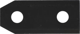 Produktbild: Rasenmähermesser 70 mm, rechteckig, doppelseitig verwendbar, für Mäher Brill Mulchcut Quattro