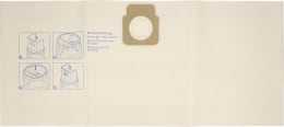 Produktbild: Nilfisk Filtertüte ST20-35 5 St. Papier, für Sauger Turbo GT, ST