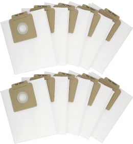Produktbild: Kärcher® Filtertüte 10 St. Vlies, 3-lagig, für Sauger T 10, T 12, Trek, Staubklasse M