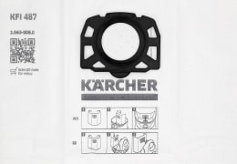 Set: Kärcher® Filtertüte 4 St. Vlies, extrem reißfest, für Sauger KNT, SE, WD