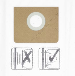 Produktbild: Kärcher® Filtertüte 5 St. Vlies, 3-lagig, 40 – 55 l, reißfest, für Sauger NT 40, 50, Staubklasse M