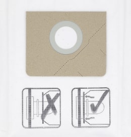 Technische Zeichnung: Kärcher® Filtertüte 5 St. Vlies, 3-lagig, 35 l, reißfest, für Sauger NT 35, Staubklasse M