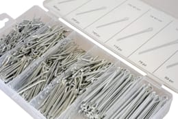 Produktbild: Eisensplinte-Sortiment zöllig, 1.000 St.