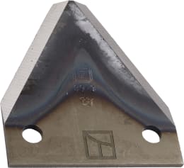Produktbild: Industriehof® Fräsmesserklinge 88 x 76 x 3 mm gerade, für Futtermischwagen Faresin