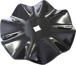 Produktbild: NIAUX 200 Eggenscheibe 460 x 4 mm, ZB Vierkant, 31 x 31 mm, gerade, gewellt, für universal