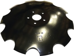 Produktbild: NIAUX 200 Eggenscheibe 510 x 6 mm, LK 112 mm, gewölbt, gezahnt, flacher Ansatz, für Evers Agro