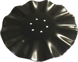 Produktbild: NIAUX 200 Eggenscheibe 460 x 4 mm, LK 100 mm, gerade, gewellt, für Kuhn