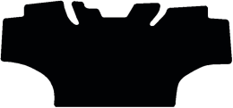 Produktbild: Fußmatte Velours schwarz, für Landini Traktor 7-215 Dual Power, ab Bj. 01.15