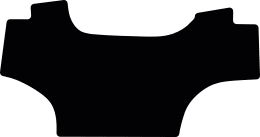Produktbild: Fußmatte Velours schwarz, für McCormick Traktor X 6.430, ab Bj. 15