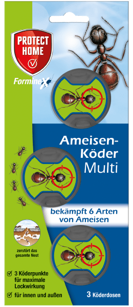 Produktbild: Protect Home FormineX Ameisen Köder Multi 3 St. Dose Ameisenfalle