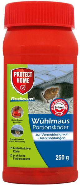 Produktbild: Protect Home Wühlmaus Portionsköder 250 g zur Wühlmausbekämpfung