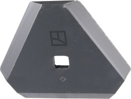 Produktbild: Industriehof® Fräsmesserklinge 85 x 66/98 x 4 mm gerade, für Futtermischwagen Zago