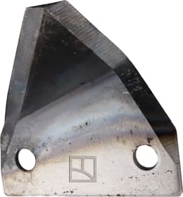 Produktbild: Industriehof® Fräsmesserklinge 77 x 76 x 3 mm gewinkelt, für Futtermischwagen Marmix RS-D (Klinge 365)