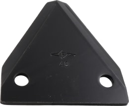 Produktbild: Industriehof® Fräsmesserklinge 80 x 76 x 4 mm gerade, für Futtermischwagen Strautmann