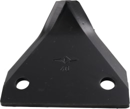 Produktbild: Industriehof® Fräsmesserklinge 75 x 76 x 4 mm gewinkelt, für Futtermischwagen Strautmann
