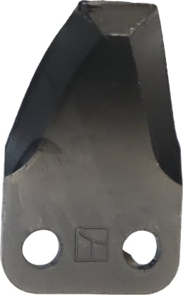 Produktbild: Industriehof® Fräsmesserklinge 81 x 50 x 5 mm gewinkelt, für Futtermischwagen Kverneland, Mayer Siloking, Taarup